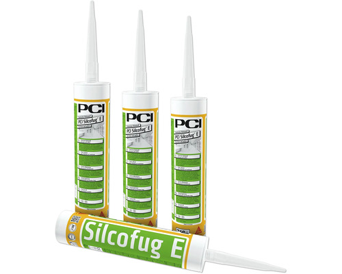 PCI Silcofug E elastische siliconenkit voor binnen en buiten in kokers.